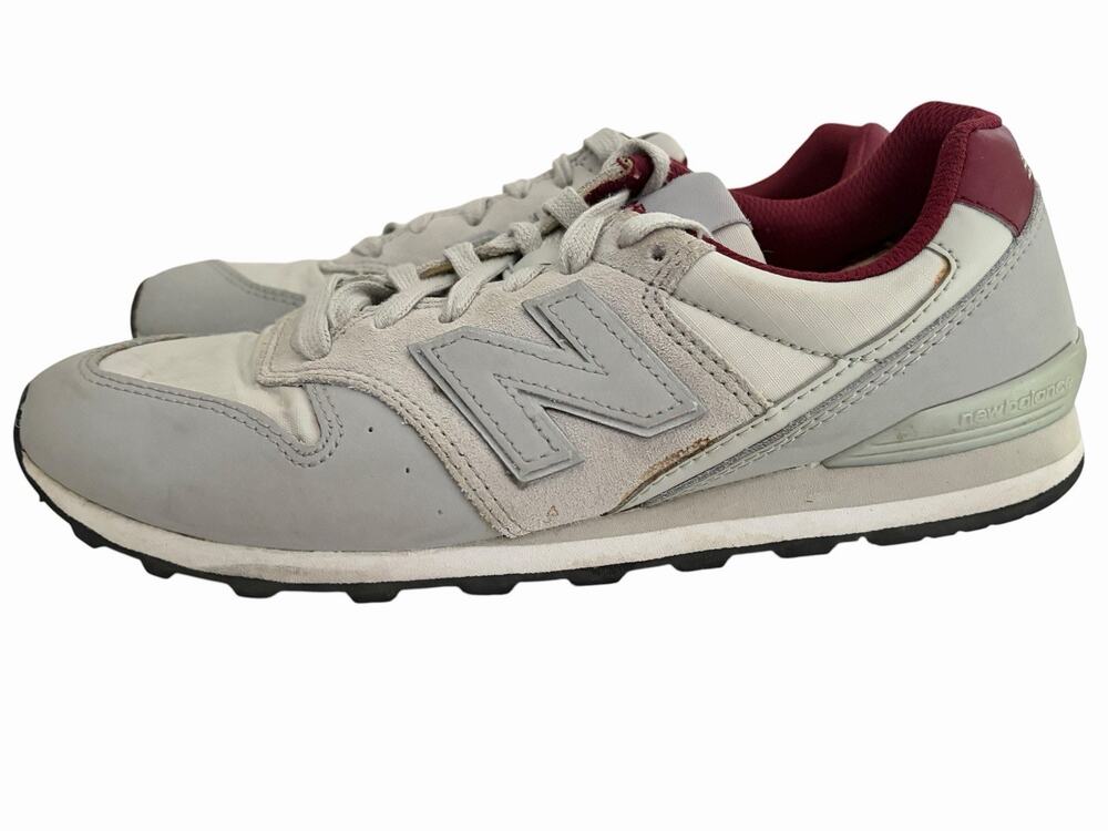 New Balance x FIGS 996 V2 •Women 8.5• Gray/Burgundy Suede Nurse Dr Sneakers Shoe